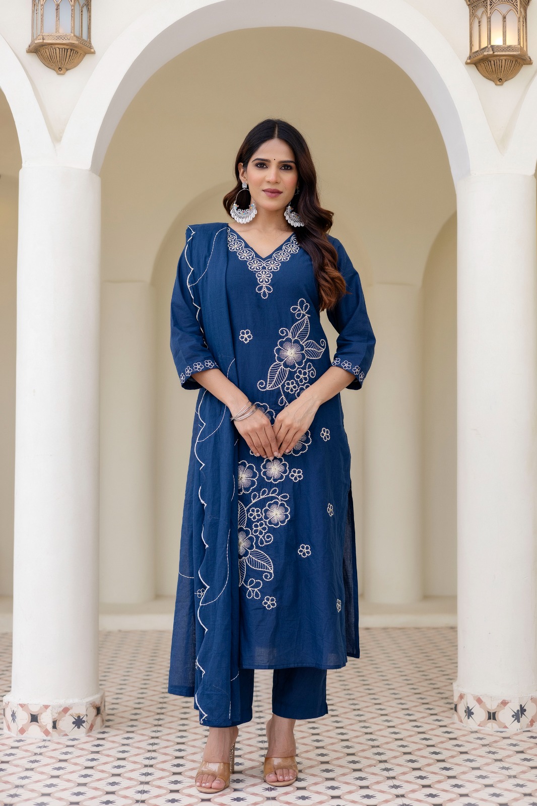 Straight Kurti Pant Dupatta