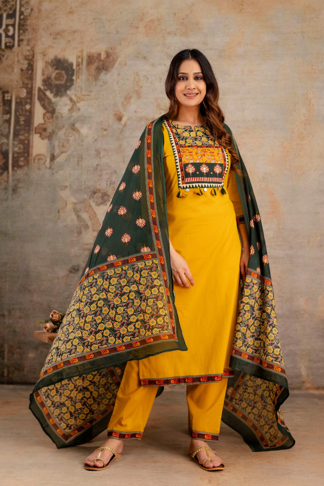 Straight Kurti Pant Dupatta