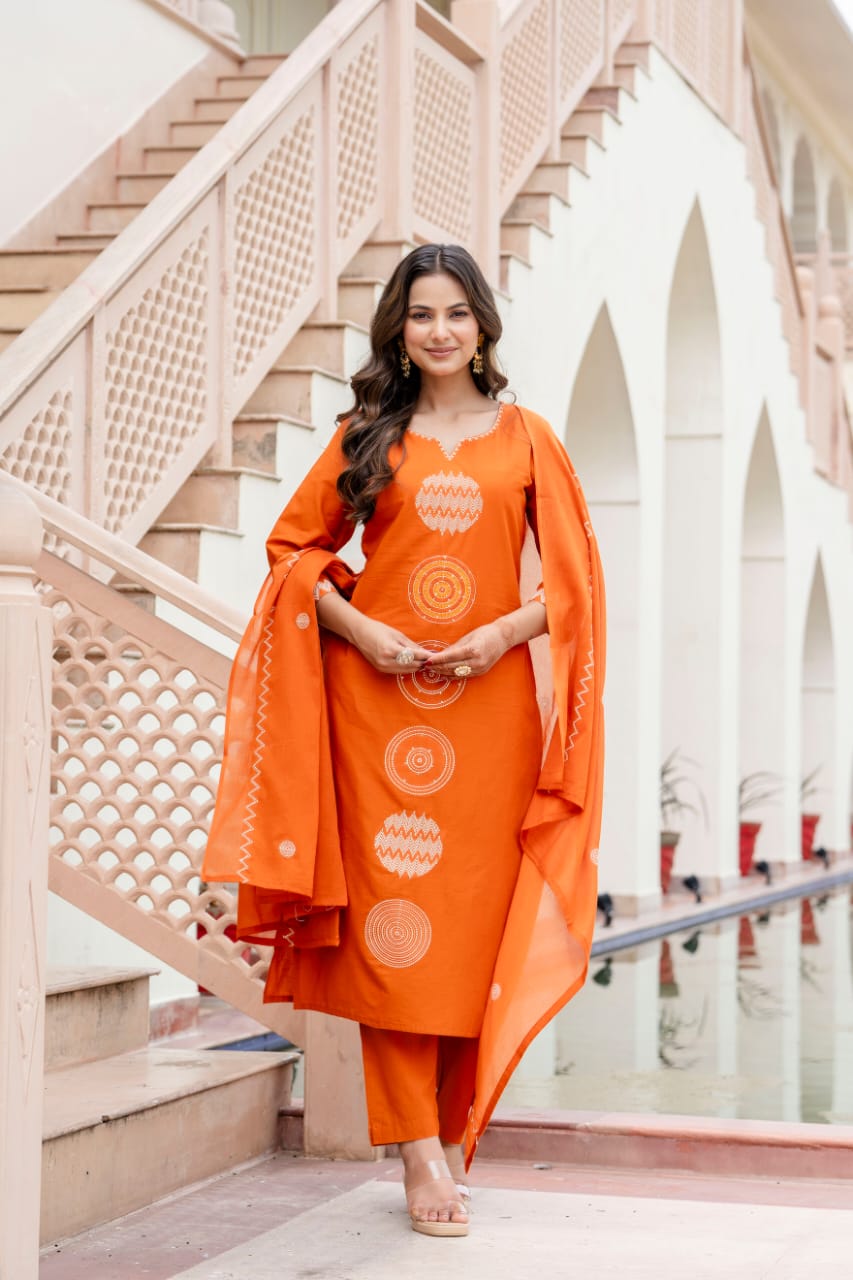 Straight Kurti Pant Dupatta