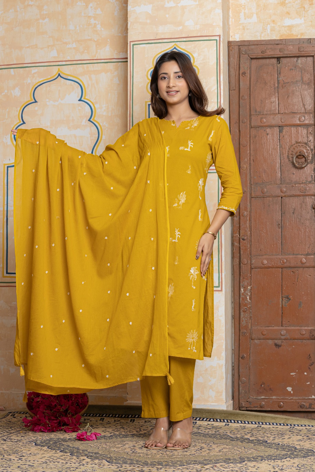 Straight Kurti Pant Dupatta