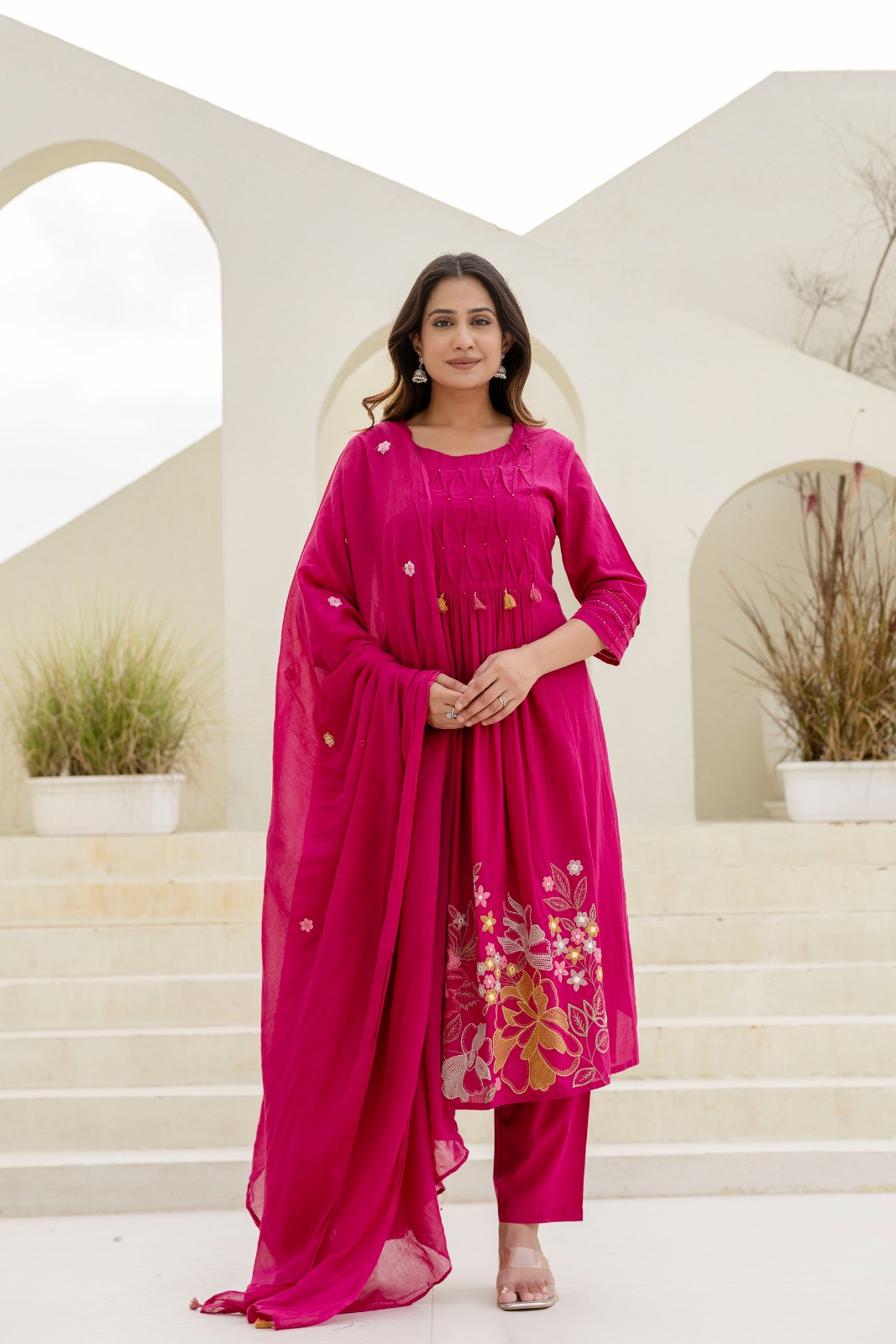 Straight Kurti Pant Dupatta