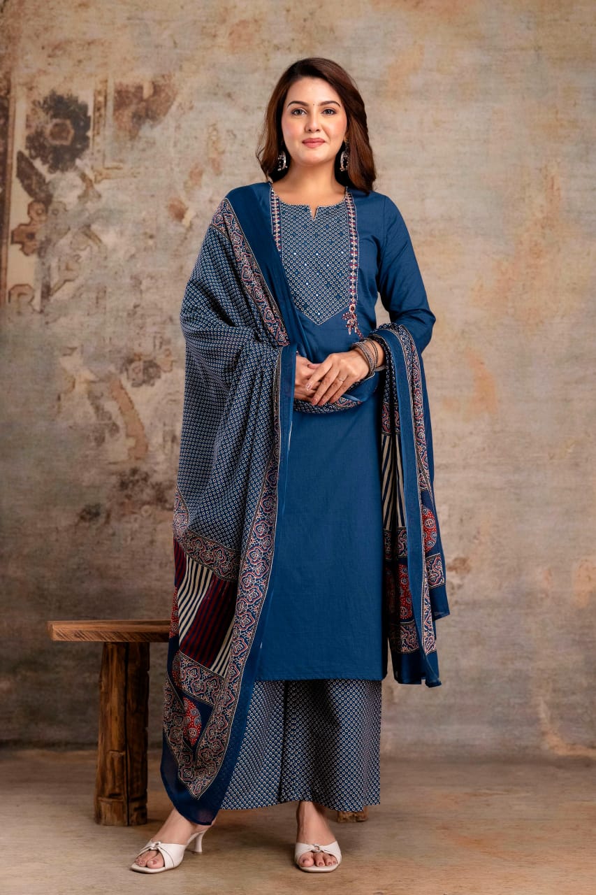 Straight Kurti Pant Dupatta