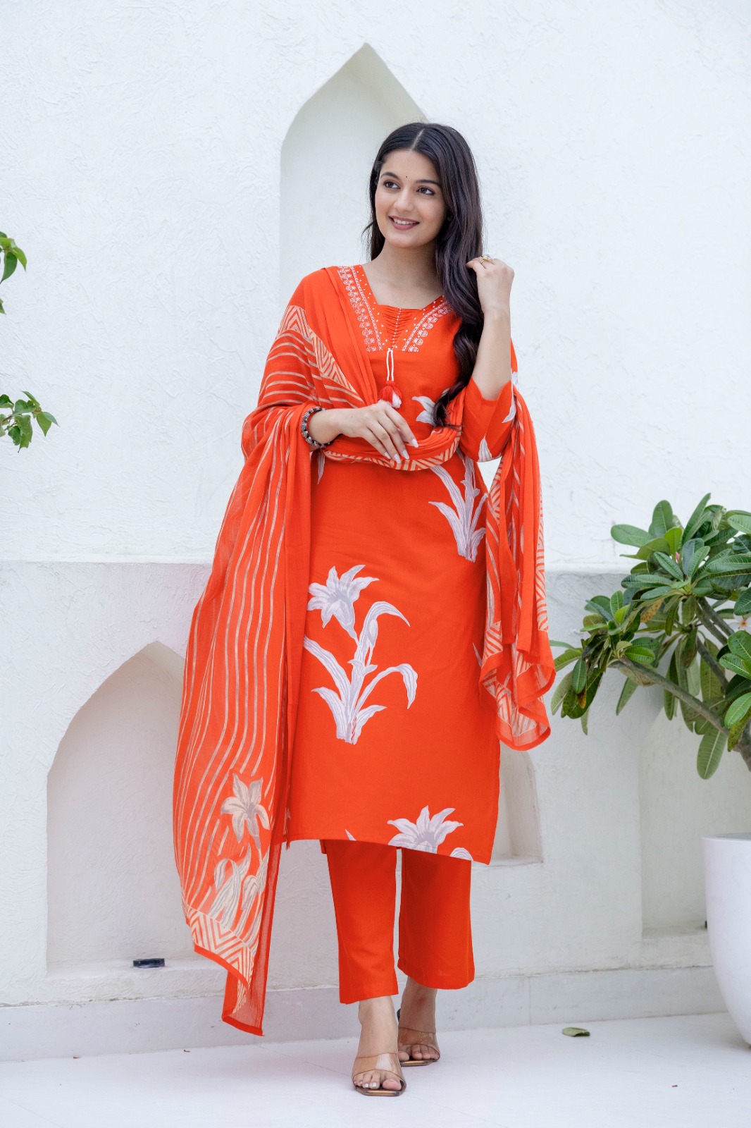 Straight Kurti Pant Dupatta