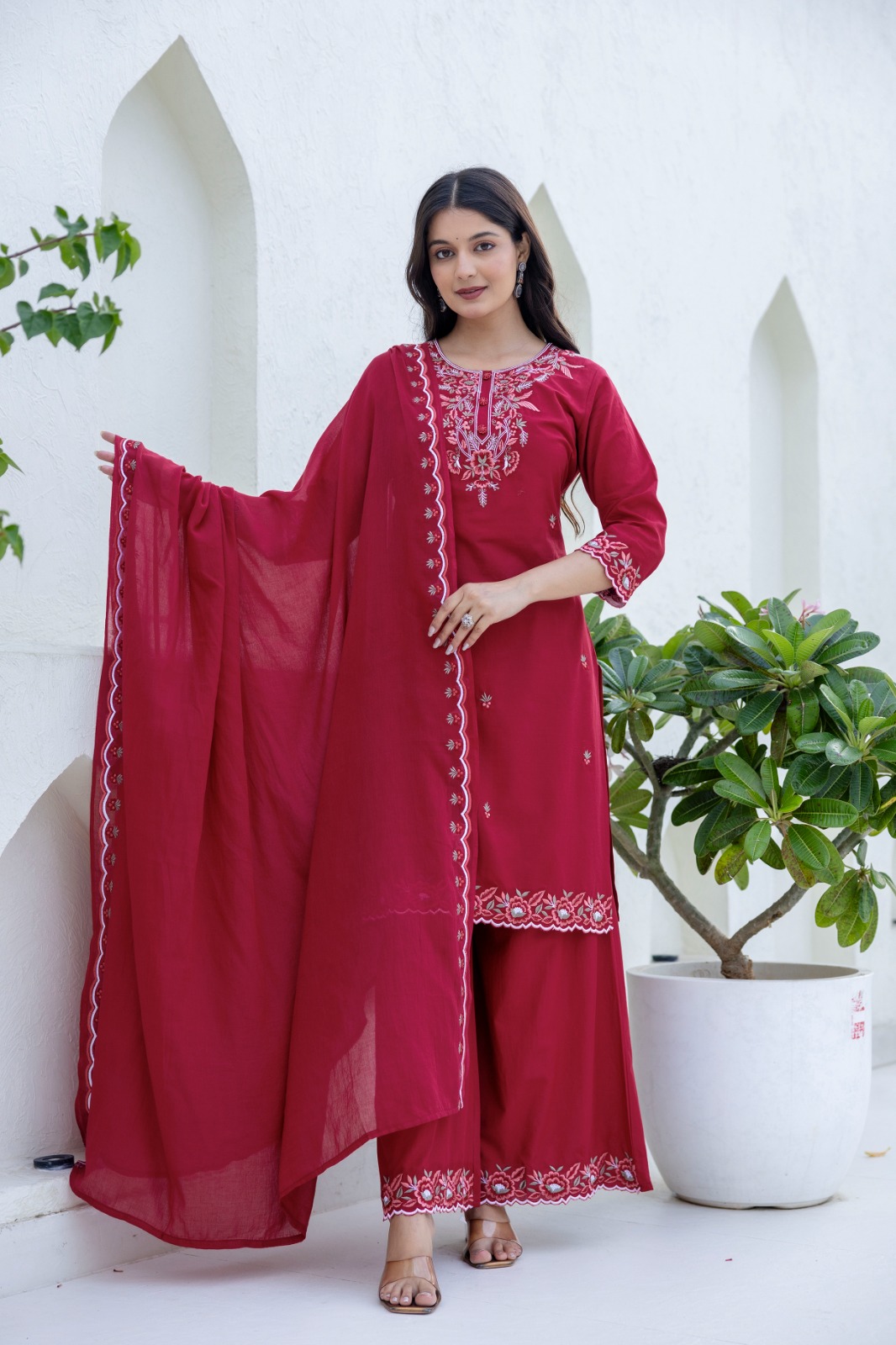Straight Kurti Pant Dupatta
