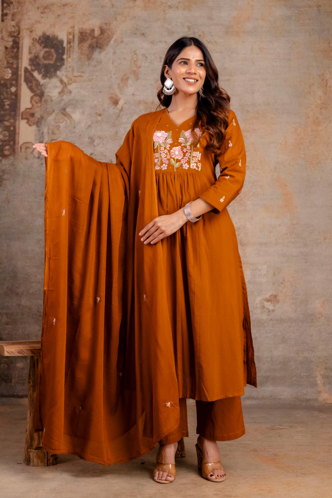 Straight Kurti Pant Dupatta