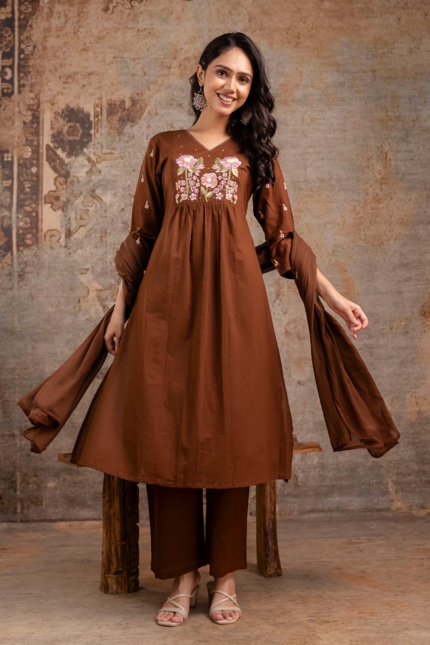 Straight Kurti Pant Dupatta