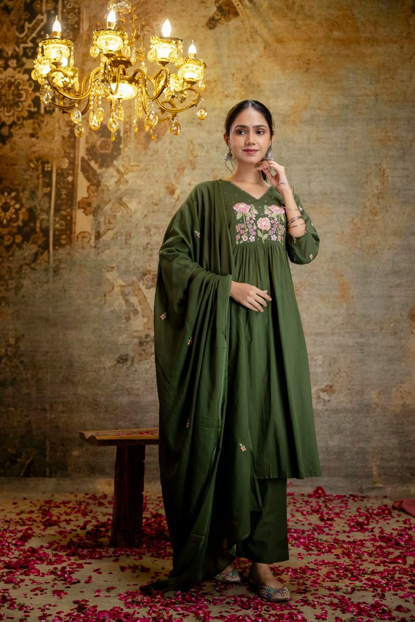 Straight Kurti Pant Dupatta